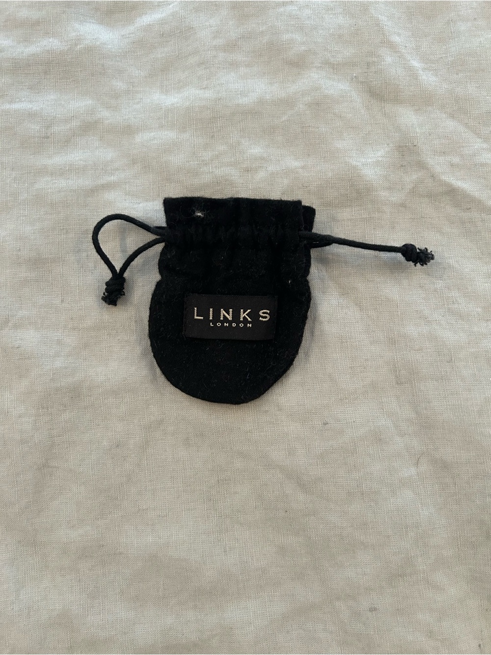 Black Velvet Jewelry Pouch with Drawstring